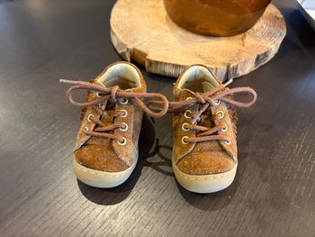 Chaussures à lacets marron fille