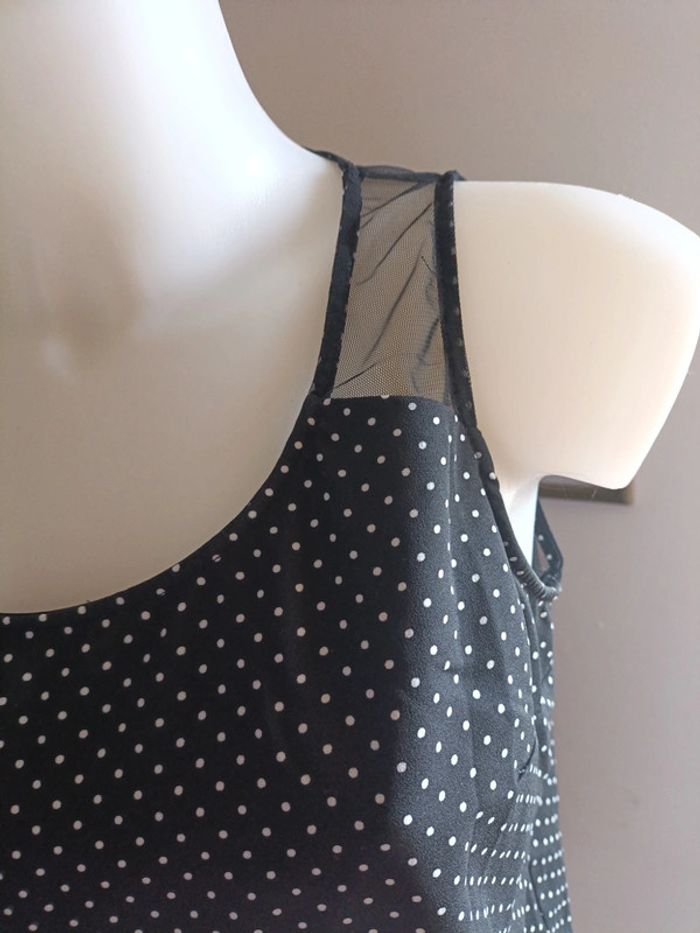 Robe sans manche à petits pois - photo numéro 2
