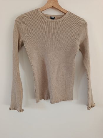 Pull beige taille 12 