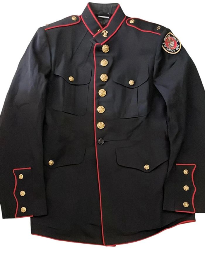 Veste Gabardine US Marine Corps ROTC – Vintage militaire – Taille 41S - made in USA