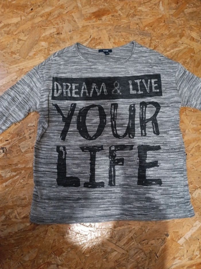 T-shirt gris kiabi XS