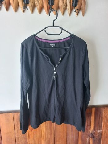 Tee-shirt manches longues noir