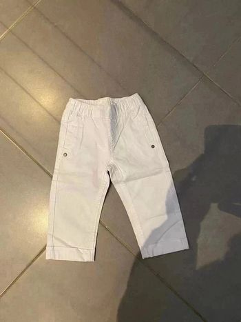 Pantalon - Z - Grain de blé - Blanc - 12 mois