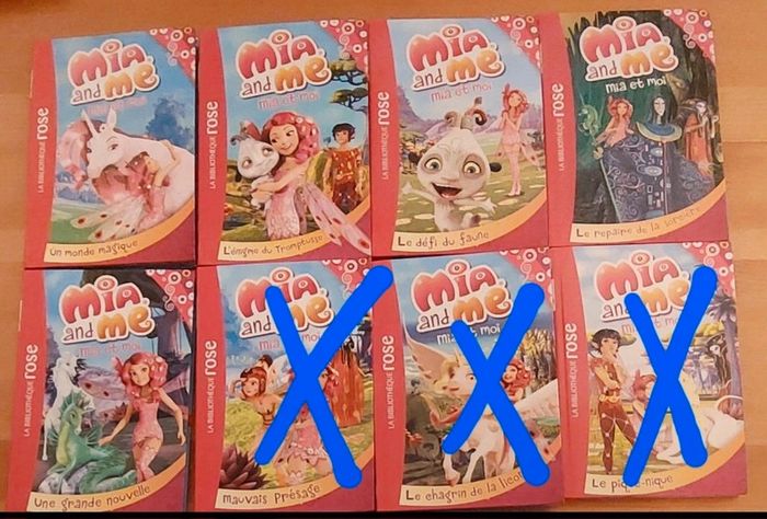 Lot de 5 livres : Mia and me