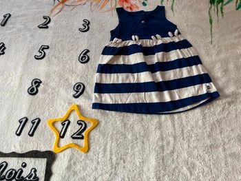 Robe marinière 12 mois