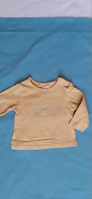 Tee-shirt fille 1 mois
