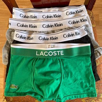 Lot de caleçon Calvin Klein et Lacoste