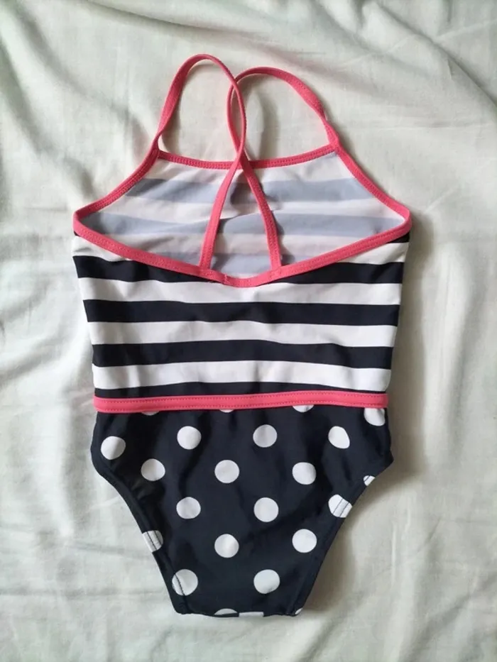 Maillot de bain marinière 1 pièces taille 3 ans 36 mois - photo numéro 3