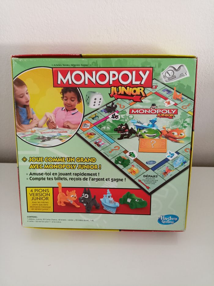 Monopoly junior hasbro complet - photo numéro 2