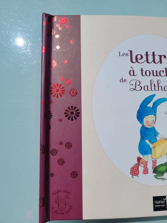 Livre Montessori 🐸 Les Lettres à toucher de Balthazar 🌳 - photo numéro 3