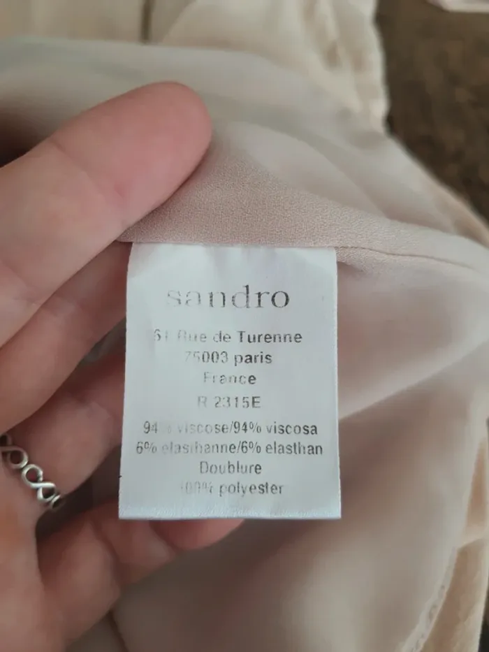 Magnifique Robe rose Sandro taille 1 (fr 36) - photo numéro 13