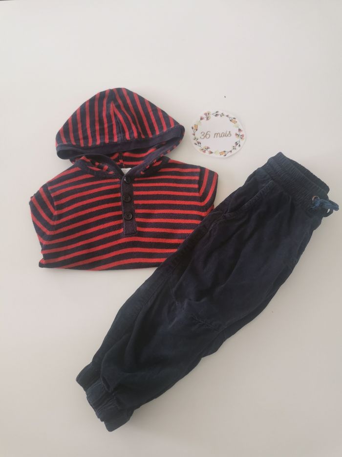 Ensemble bébé garçon en taille 36mois Jacadi et H&M