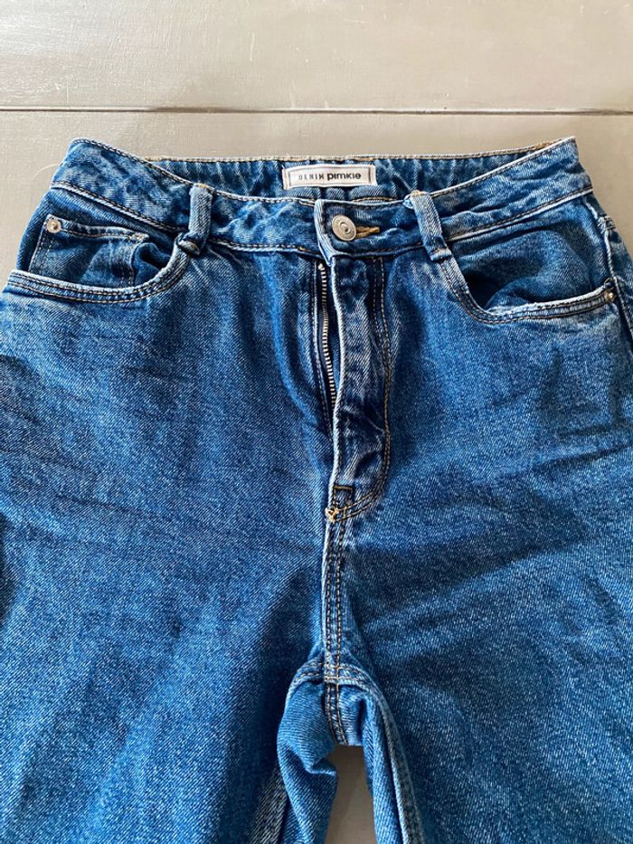 Jeans Pimkie bleu taille haute taille 32 XXS - photo numéro 2