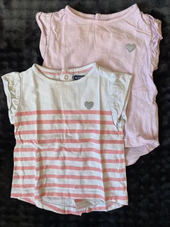 Lot de 2 t-shirt manches courtes
