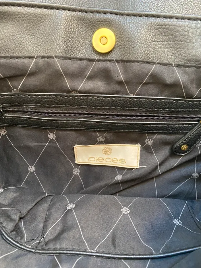 Grand sac noir et doré pieces - photo numéro 10