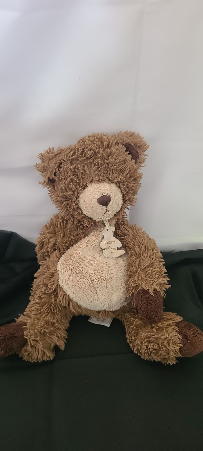 Peluche ours HISTOIRE D'OURS Les Papouill'ours marron beige - photo numéro 2