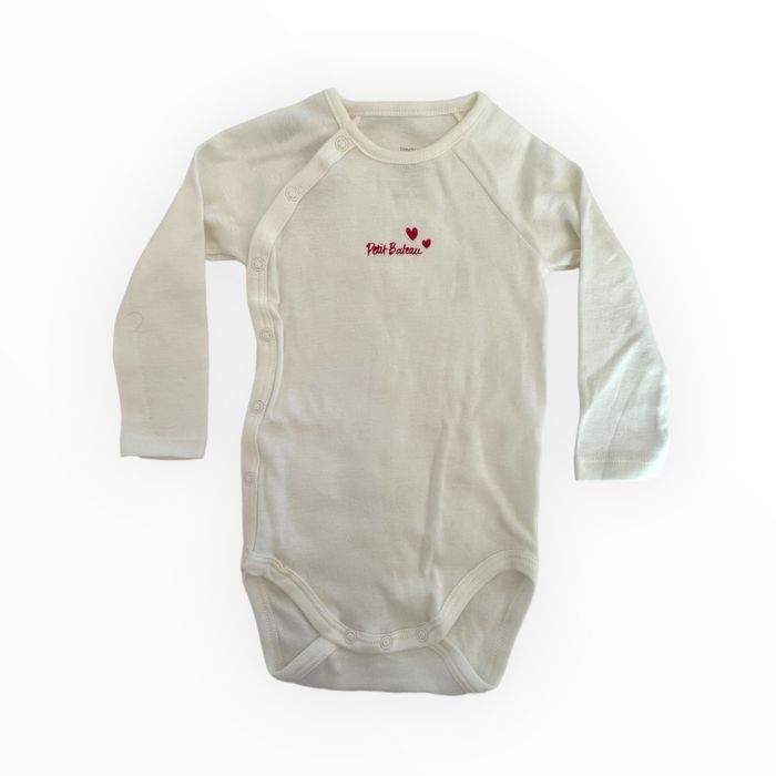 Ensemble 3 pièces Petit Bateau coeurs 12 mois NAE (45€) - photo numéro 4