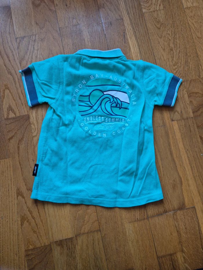 J&joy polo turquoise taille 4 ans - photo numéro 6