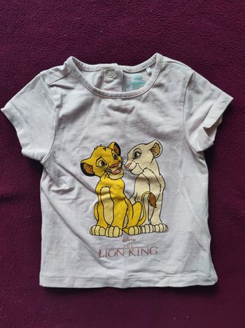 Tee shirt 12 mois Le Roi lion 🦁