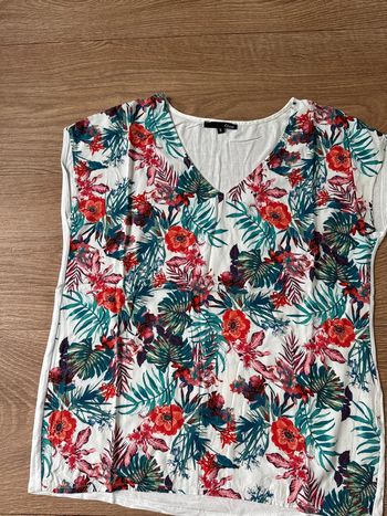 T shirt fleuris