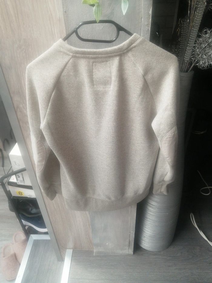 Pull chaud Moucheté gris / crème Taille XS - photo numéro 9