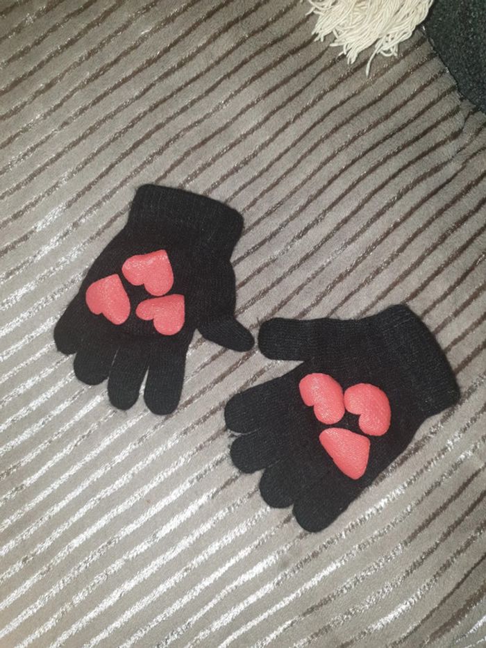 Gants coeurs