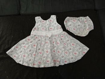 Robe de cérémonie été 18 mois avec culotte