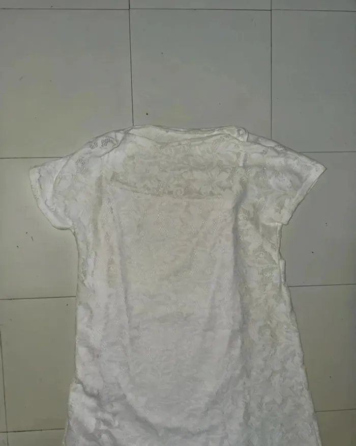 Robe blanche femme T46/48 - photo numéro 3