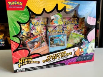 Coffret Pokémon collection avec Pin's Complet / Méga-Evolution - Héros Transcendants, Germignon