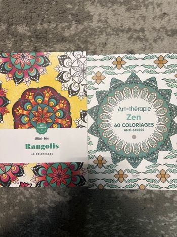 Lot livre de coloriage art thérapie 