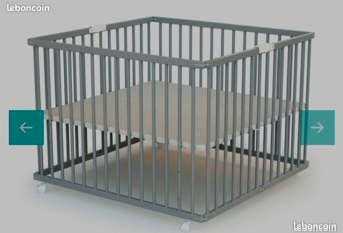 Parc pliant évolutif gris Hegoa BÉBÉ 9 - photo numéro 5