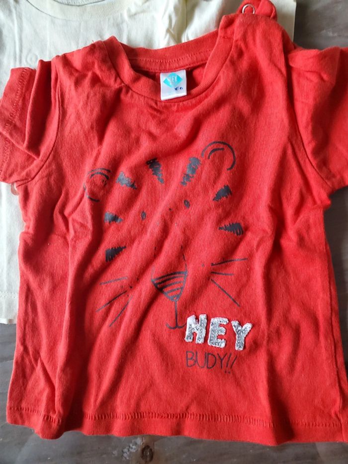 Lot de 3 t-shirts 6 mois - photo numéro 3