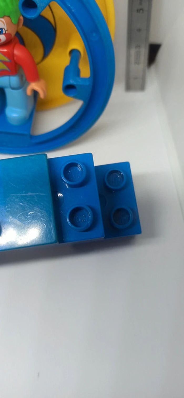 Roue vintage avec clown lego duplo - photo numéro 13