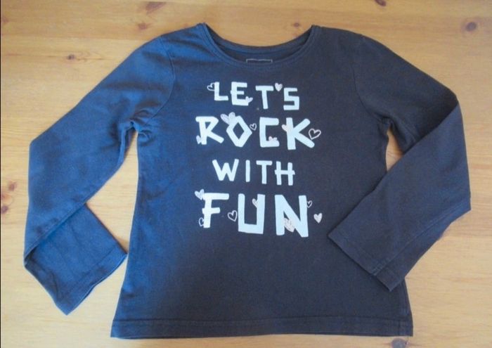 Tee-shirt noir Young Dimension 7/8ans