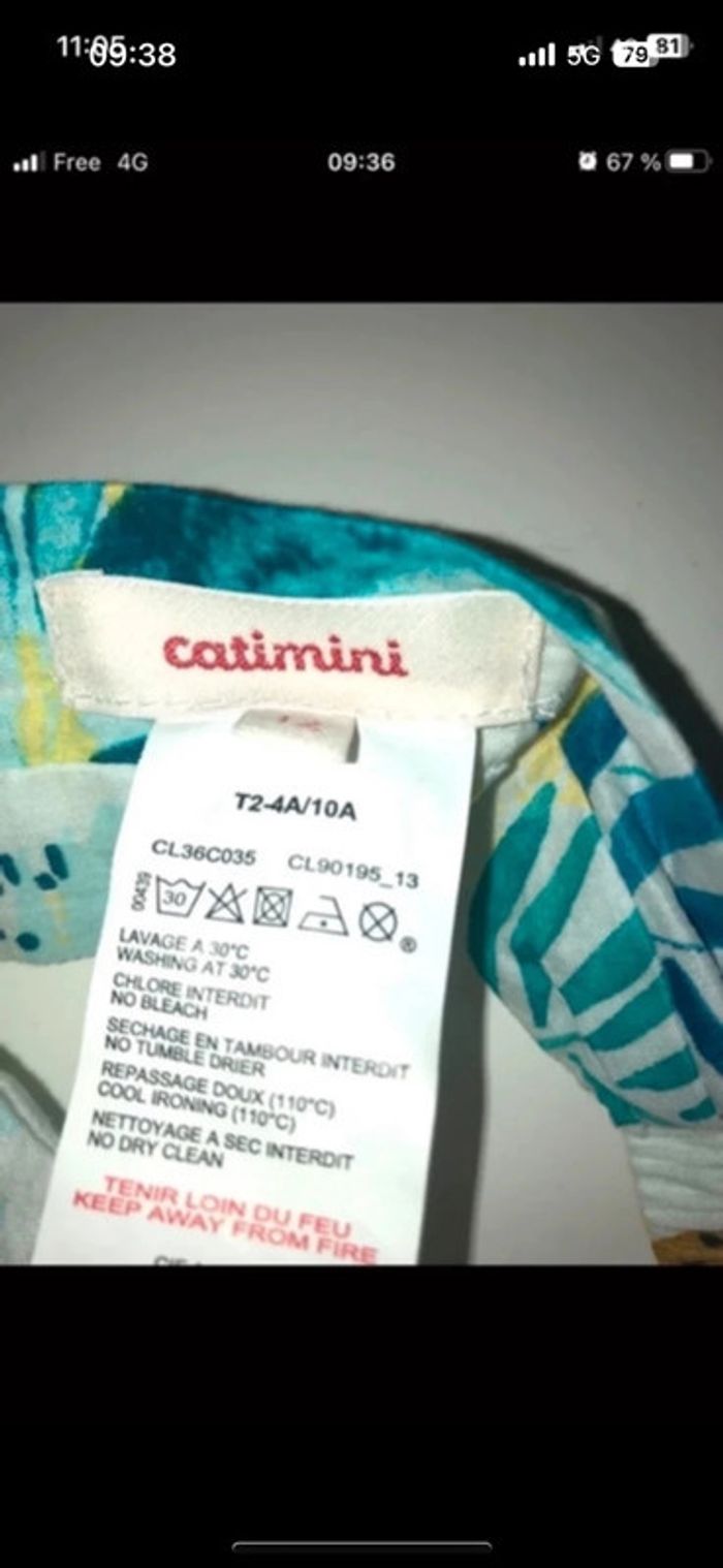 Blouse catimini 6 ans - photo numéro 4