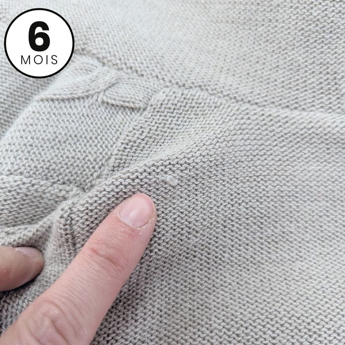 Manteau / Veste réversible très chaude - bébé 6 mois - photo numéro 5