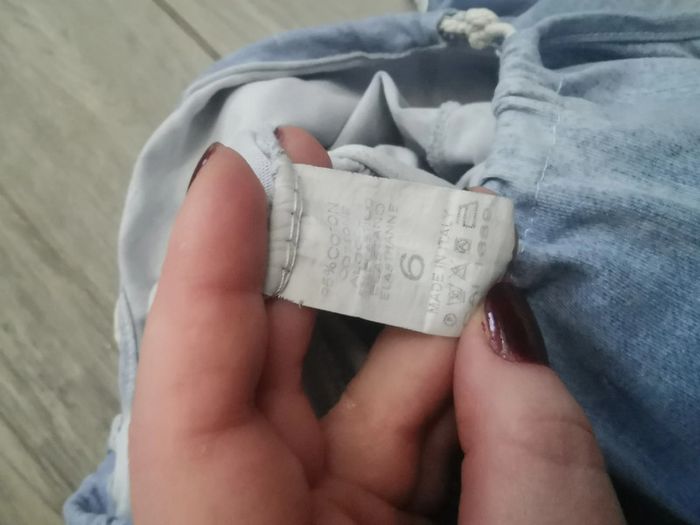 Combishort bleu dentelle blanche pour fille 6 ans - photo numéro 2