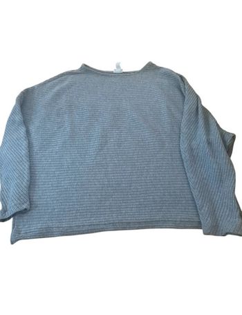 Pull gris femme