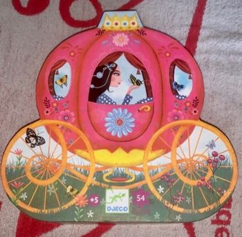 Puzzle le carrosse d’élise Djeco 54 pieces