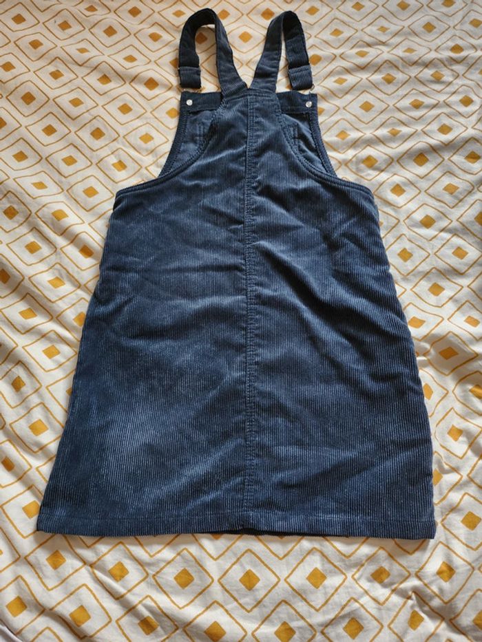 Robe velours bleu marine - photo numéro 2