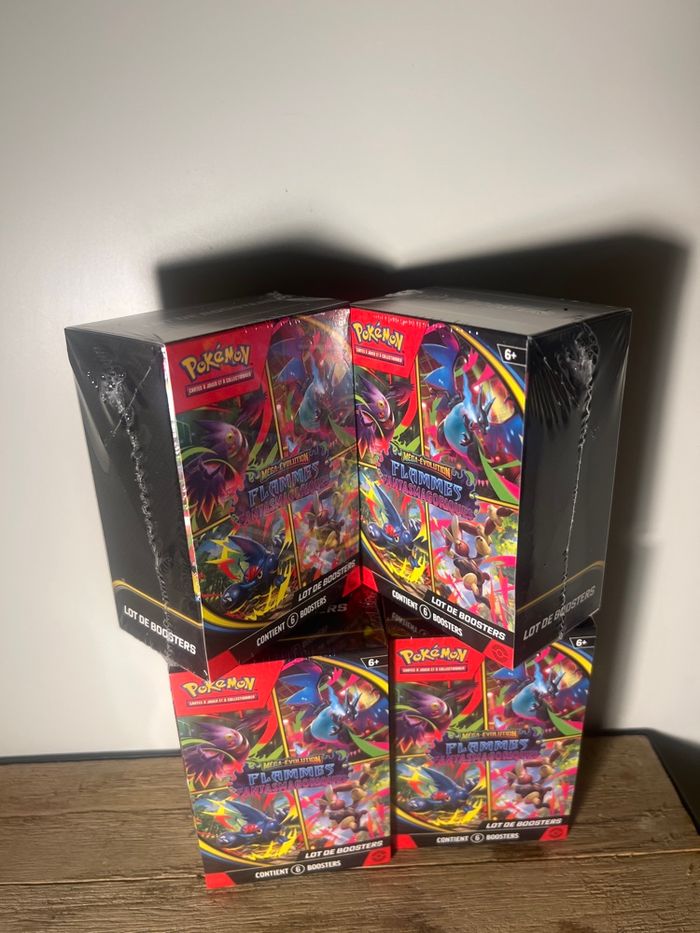 Pokémon Mega Evolution Flammes Fantasmagoriques (ME02) : Bundle 6 boosters FR - photo numéro 2