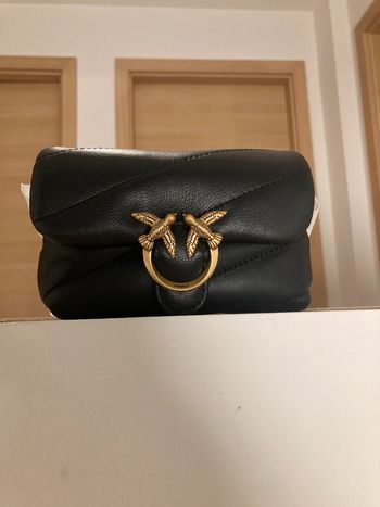 Sac à Main avec Bandoulière Pinko Love Puff Micro - Noir