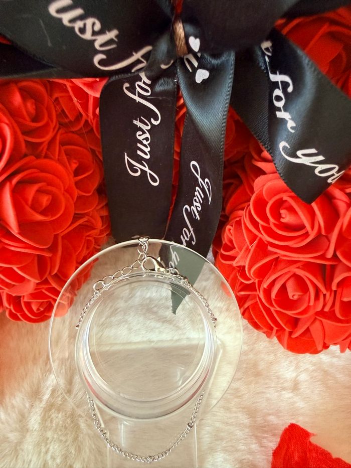 ✨ Bracelet argenté maille fine – Élégant et discret ✨ - photo numéro 2