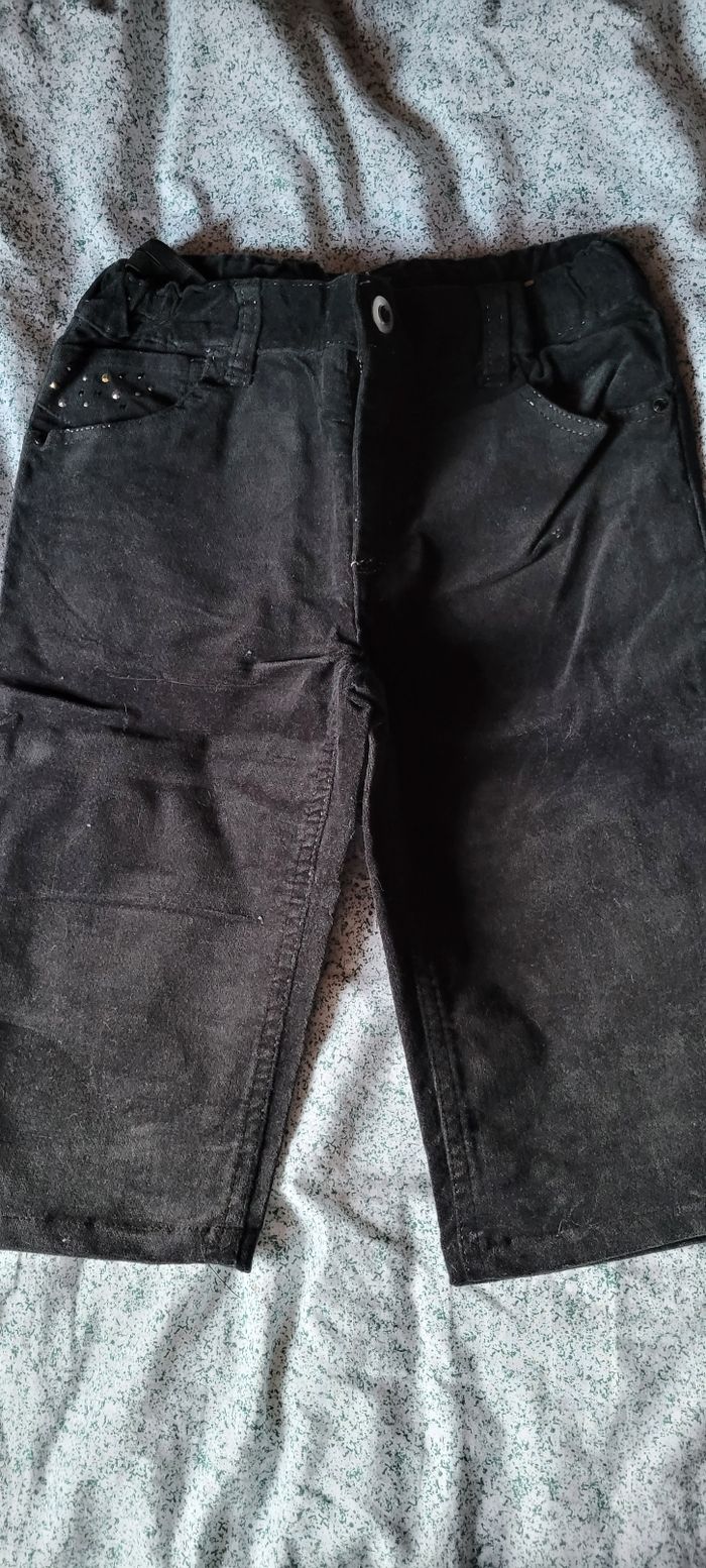 Pantacourt en velours