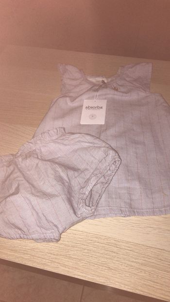 Robe neuve absorba bleu clair