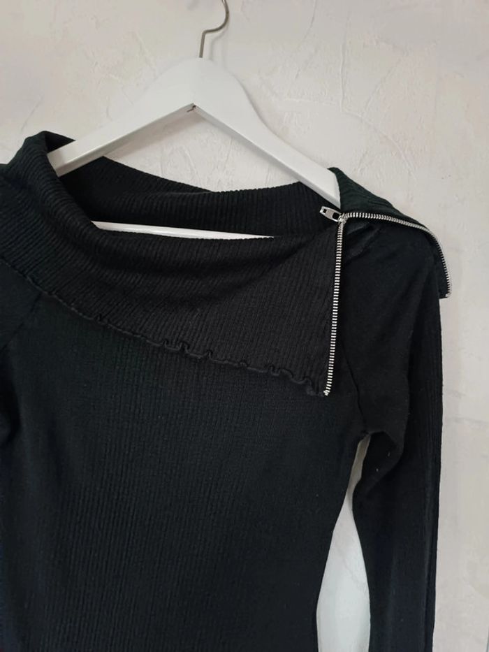 Robe pull noire On n'est pas des anges - photo numéro 3