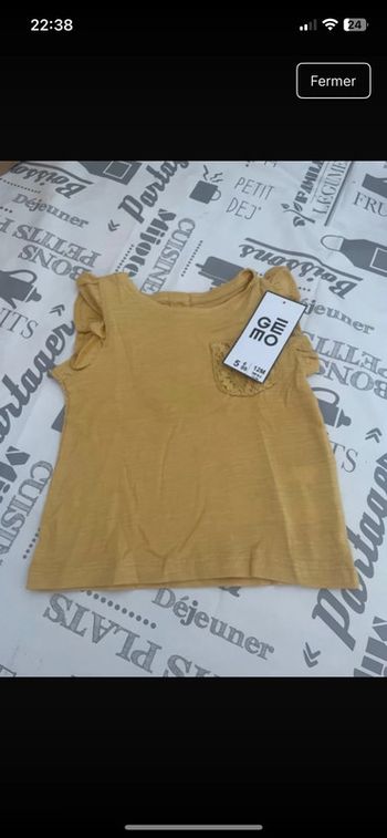 Tee shirt gemo 12 mois