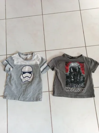 Lot de 2 t shirt star Wars été 3 ans