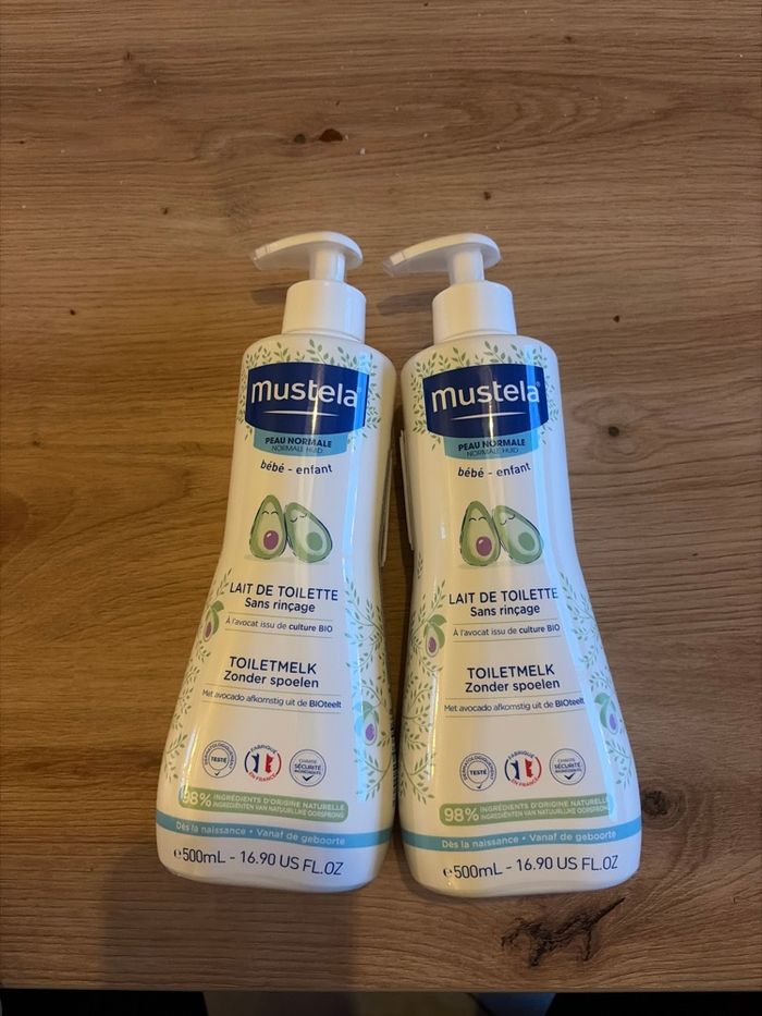 Lait de toilette mustela