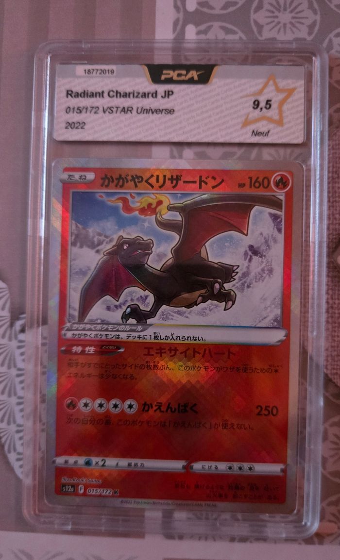 Dracaufeu radieux Japonaise PCA 9.5